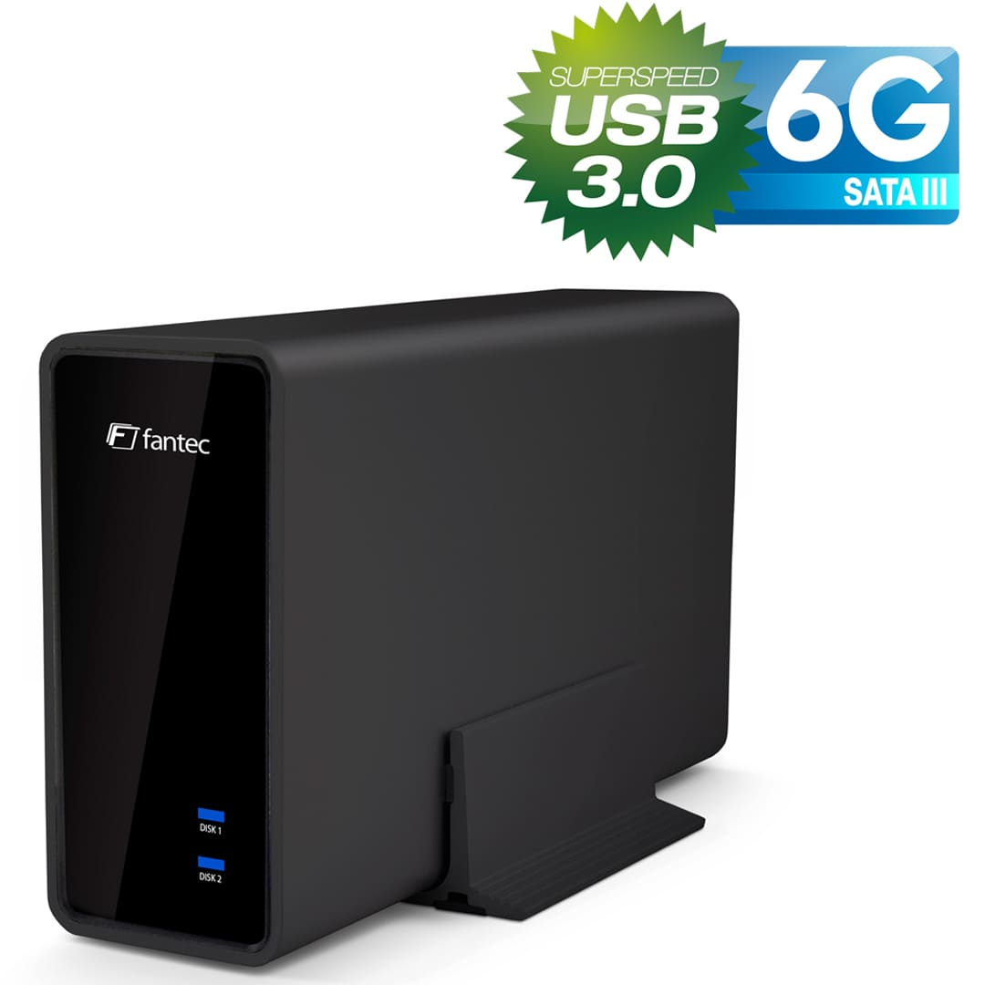 FANTEC mobi X2U3-6G, Schwarz