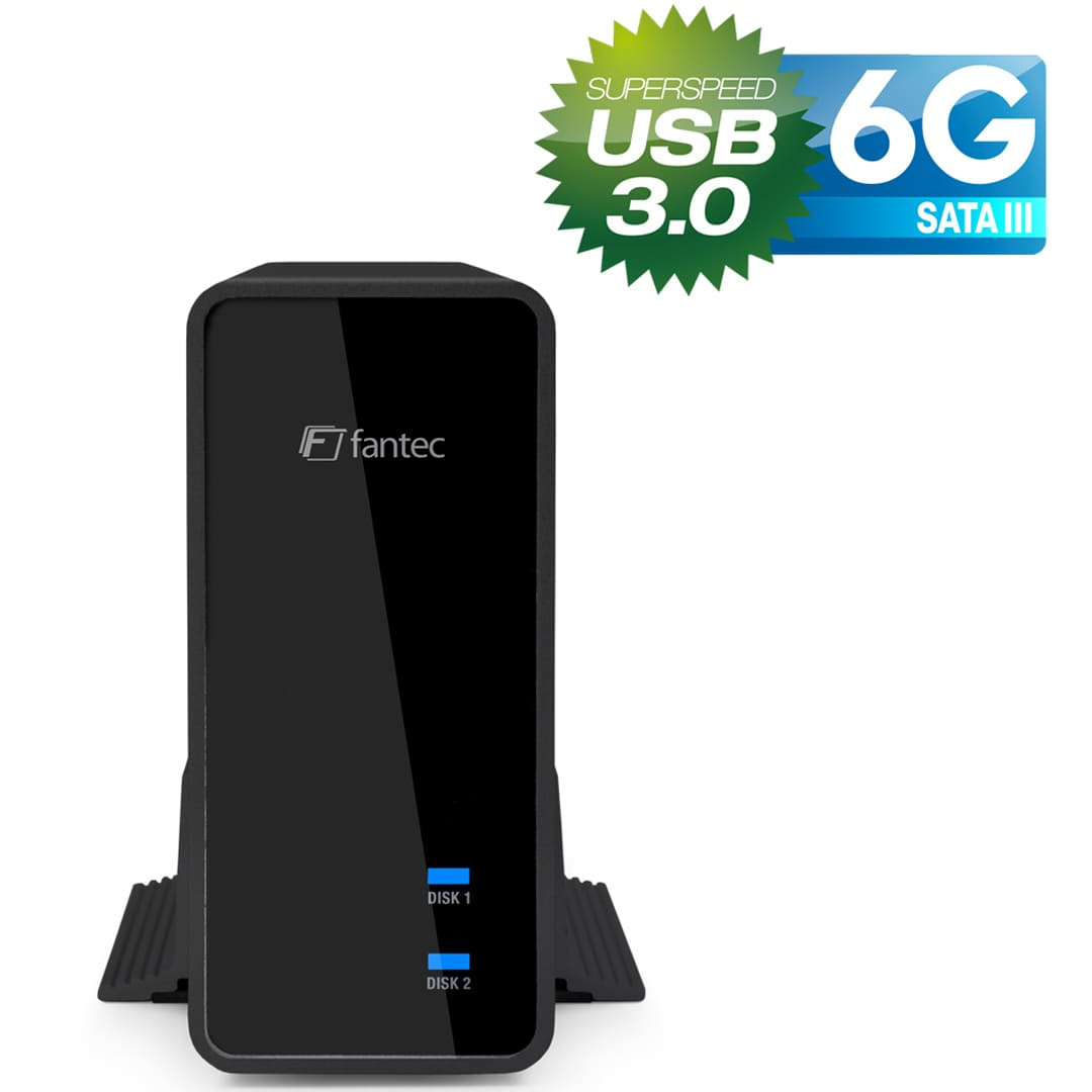FANTEC mobi X2U3-6G, Schwarz