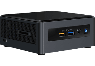 INTEL NUC 8 Home NUC8i3CYSM - Mini PC,  , 1 TB HDD, 8 GB RAM, Grau/Schwarz