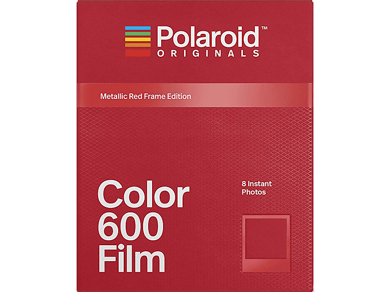 POLAROID ORIGINALS Instant fotopapier 600 Kleur Metallic Red Frame Edition (004858)