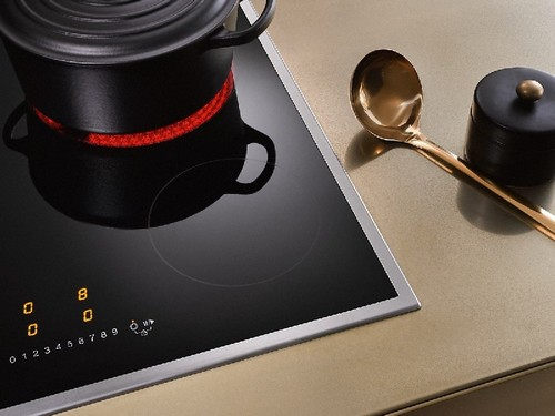 Encimera - Miele KM 6520 FR,Vitrocerámica, Eléctrica, 4 zonas, 21 cm