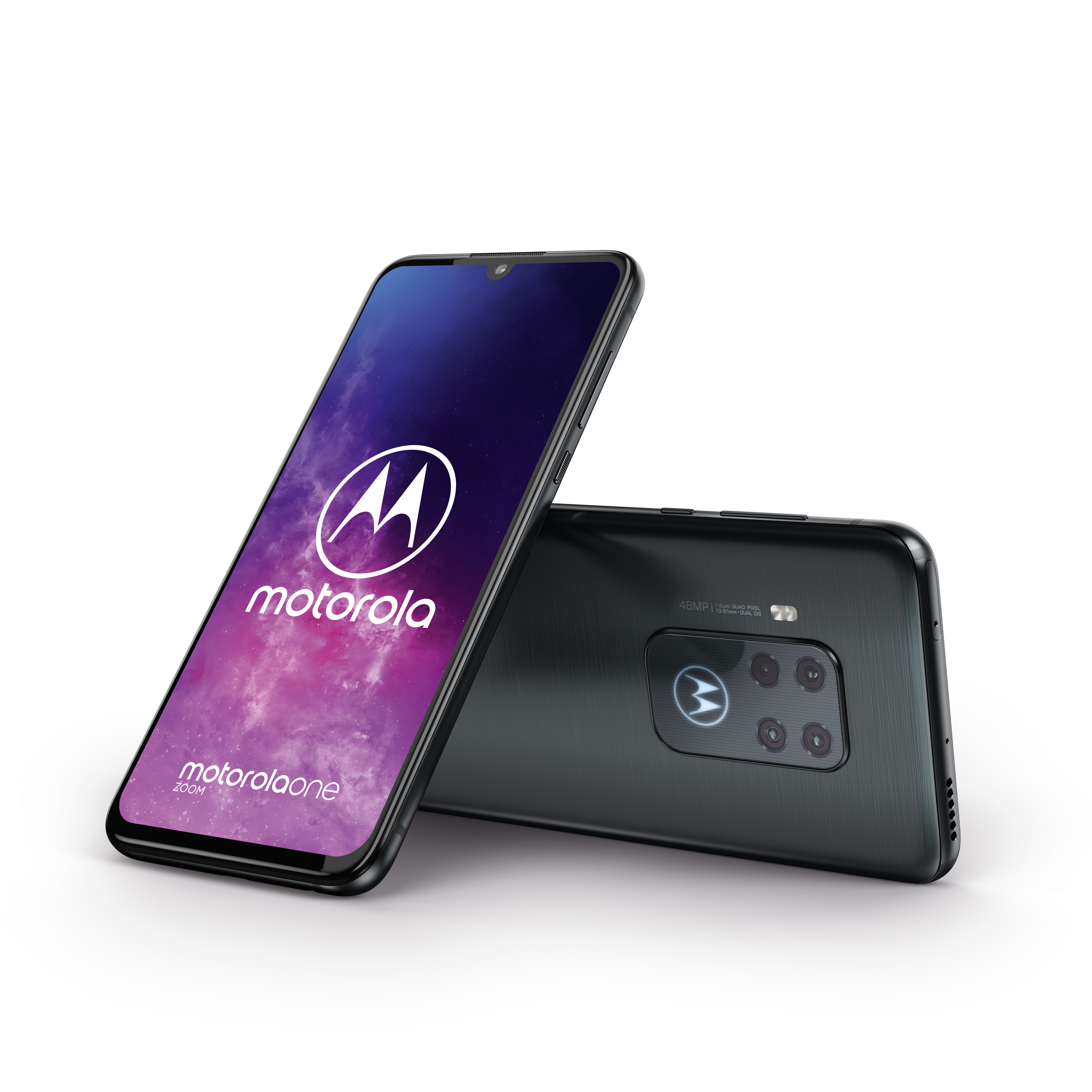 MOTOROLA One Zoom 128 GB Baltic Grey Dual SIM