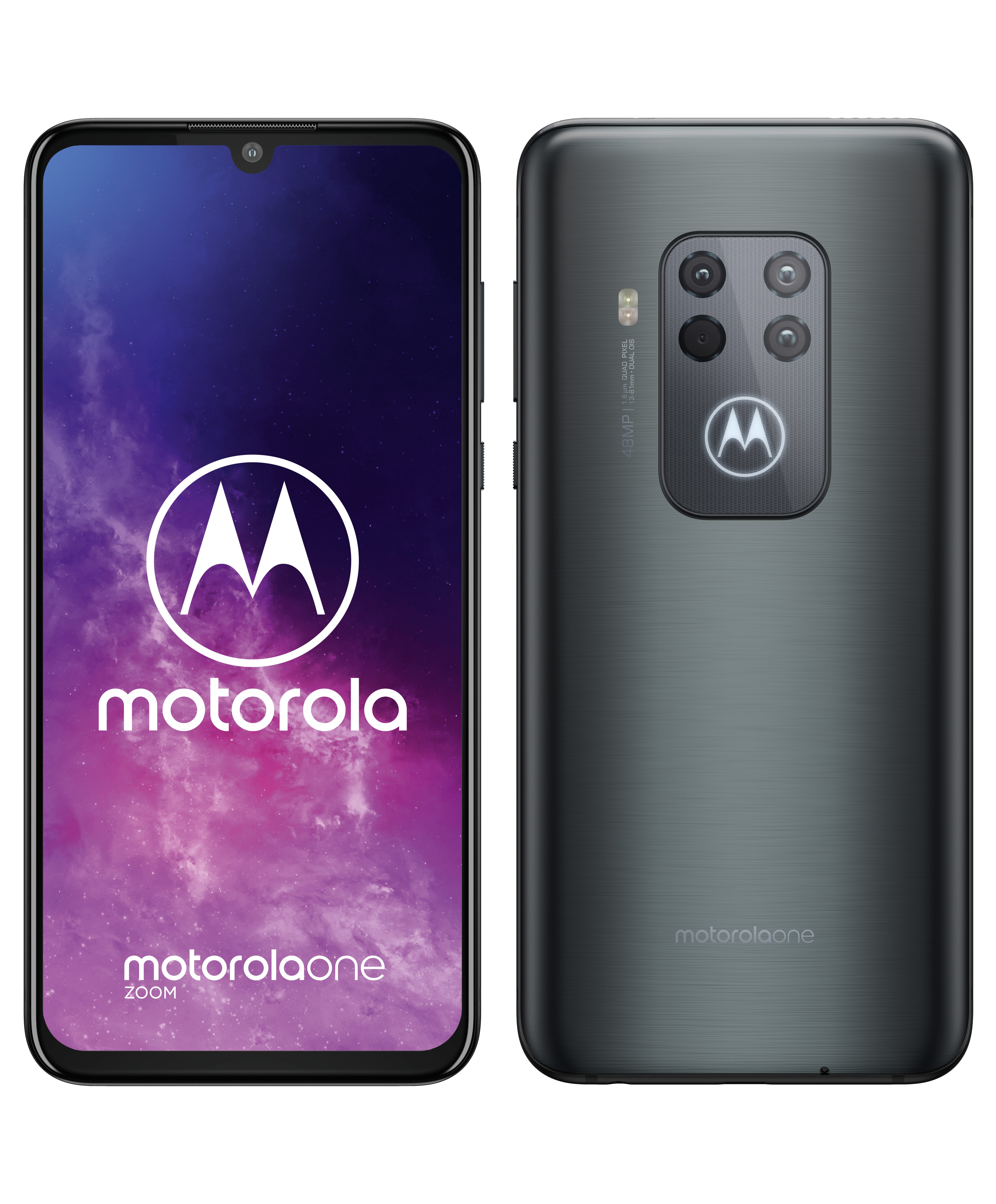 MOTOROLA One Zoom 128 GB Baltic Grey Dual SIM