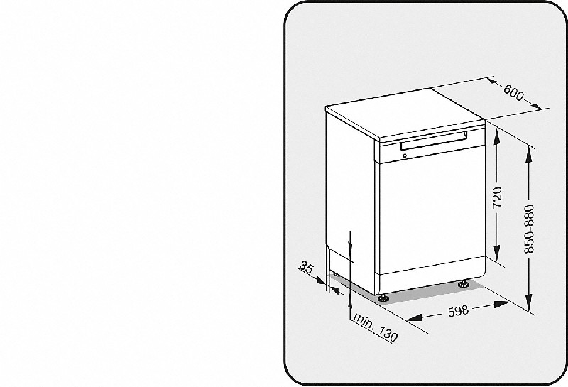 Lavavajillas Miele - G 4310 SC BRWS, Portacubiertos, 14 servicios, Opción turbo, 46 dB, A++