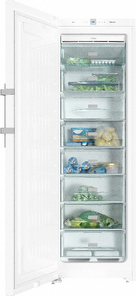 Congelador vertical - Miele FN 28262, LED, No Frost, Blanco