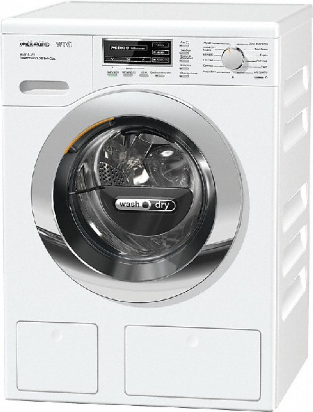Lavadora secadora - Miele WTH120 WPM PWash 2.0 & TDos, 7 kg, 4Kg, 1600 rpm, Autodosificación, WiFi