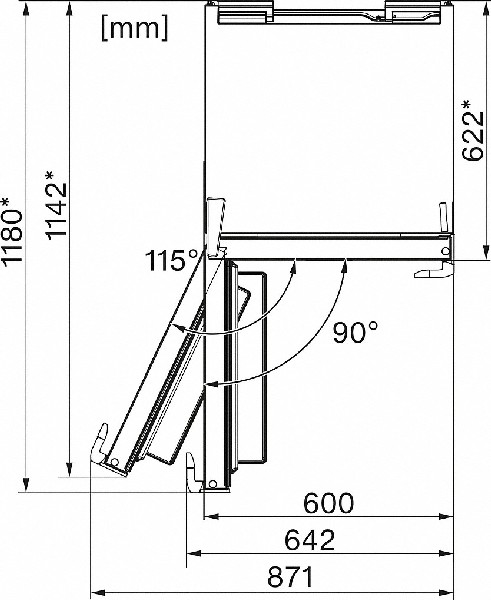 Congelador - Miele FN 28262 ED/CS, No Frost, 253 L, 185 cm