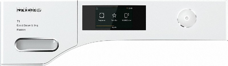 Secadora - Miele TWV680 WP, De condensación, Bomba de calor, 9 Kg, Blanco