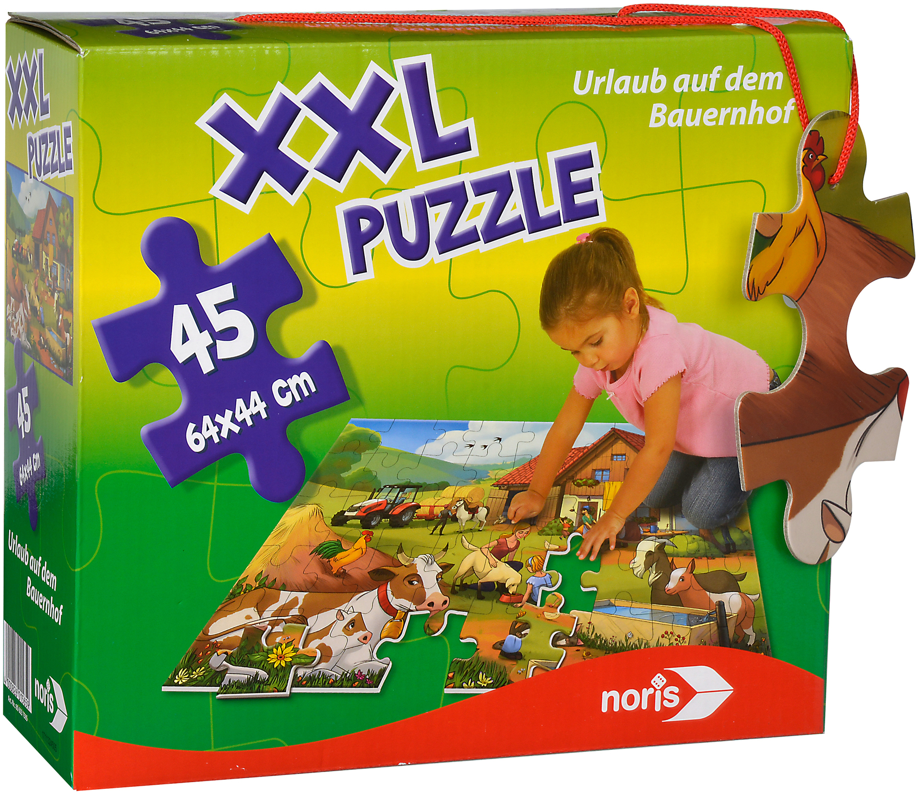 NORIS XXL Puzzle Urlaub auf dem Bauernhof Puzzle