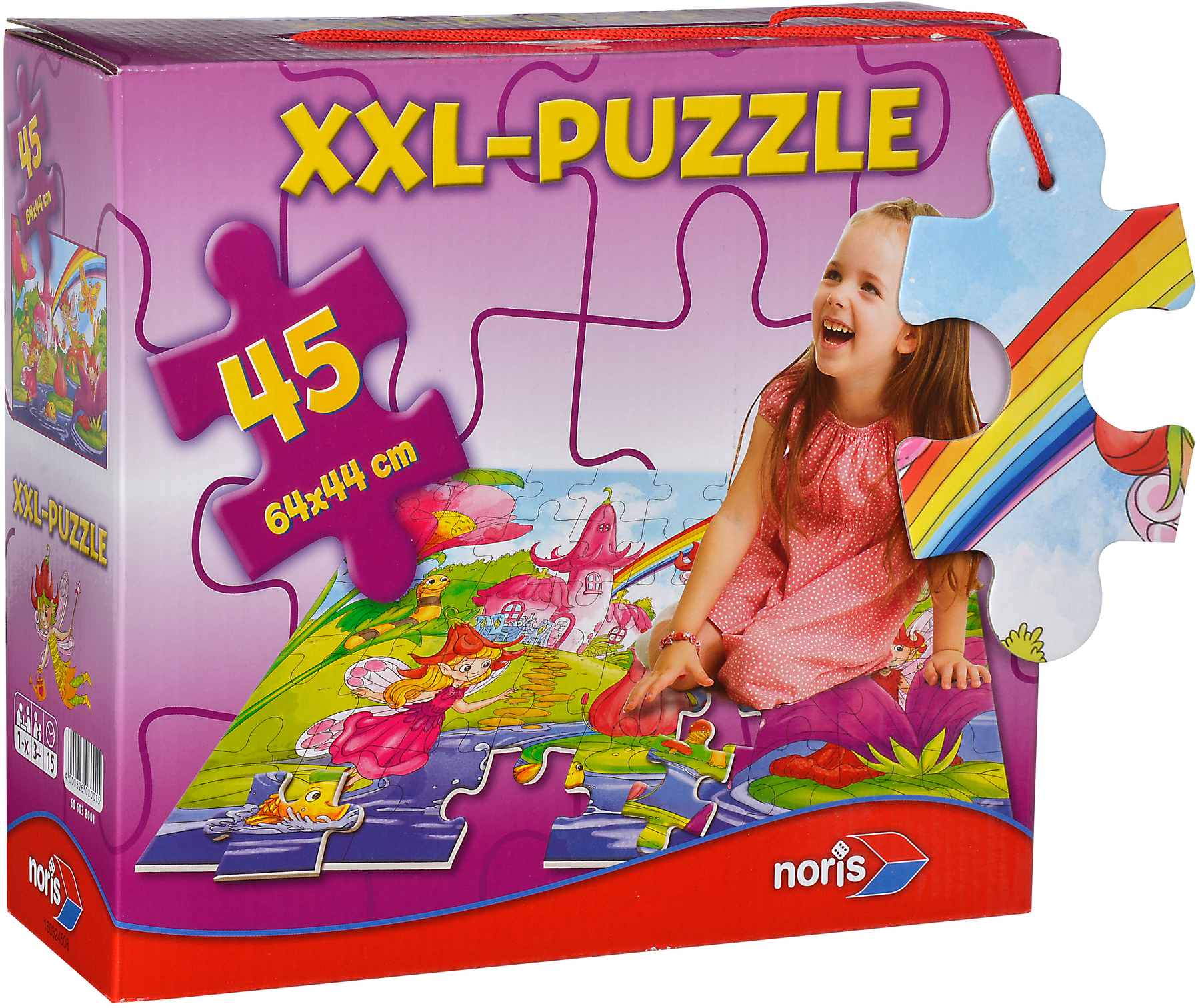 Mehrfarbig Puzzle XXL NORIS Feenland Puzzle