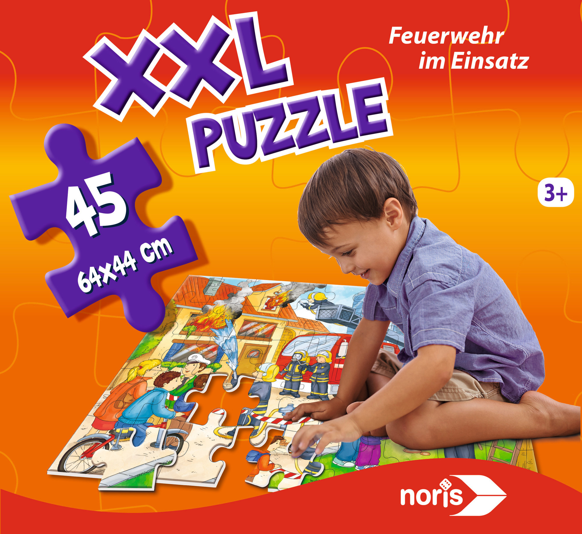 NORIS Einsatz Mehrfarbig Feuerwehr Puzzle im Puzzle XXL