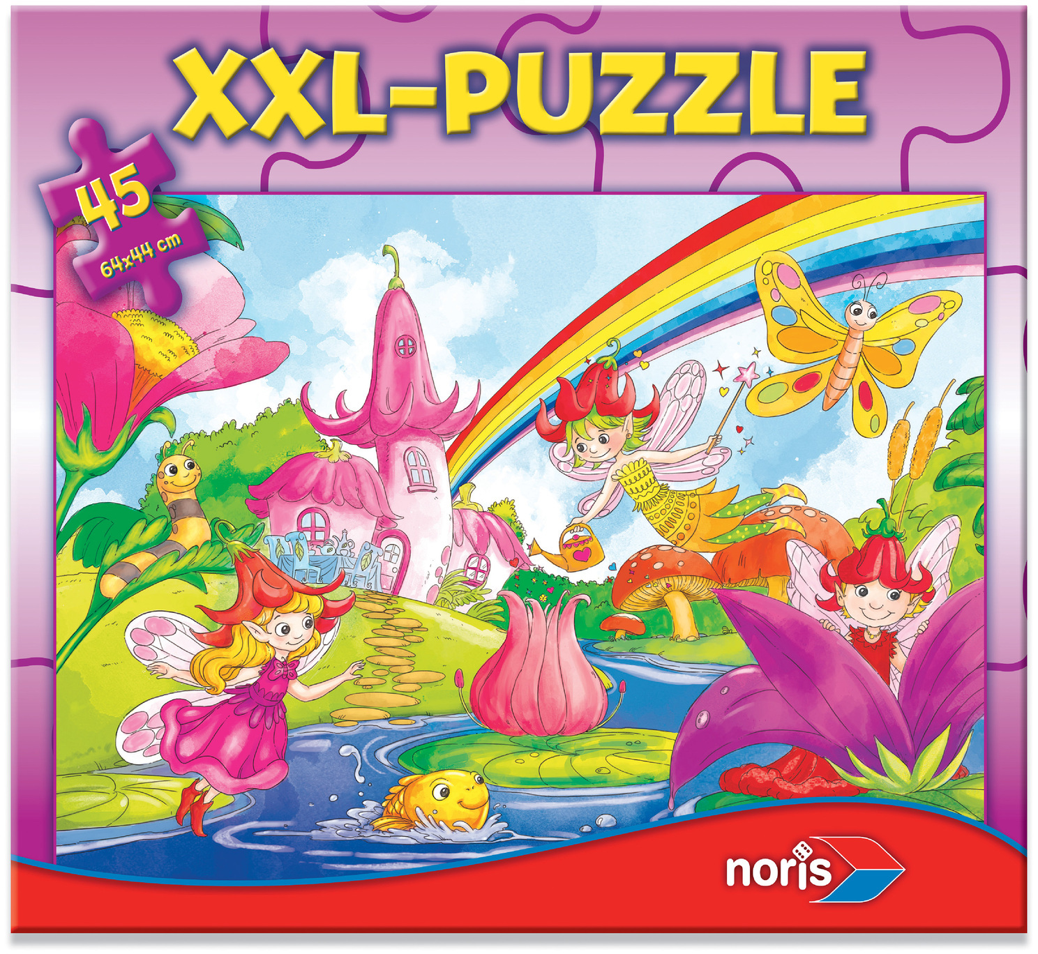 Feenland XXL Mehrfarbig Puzzle NORIS Puzzle
