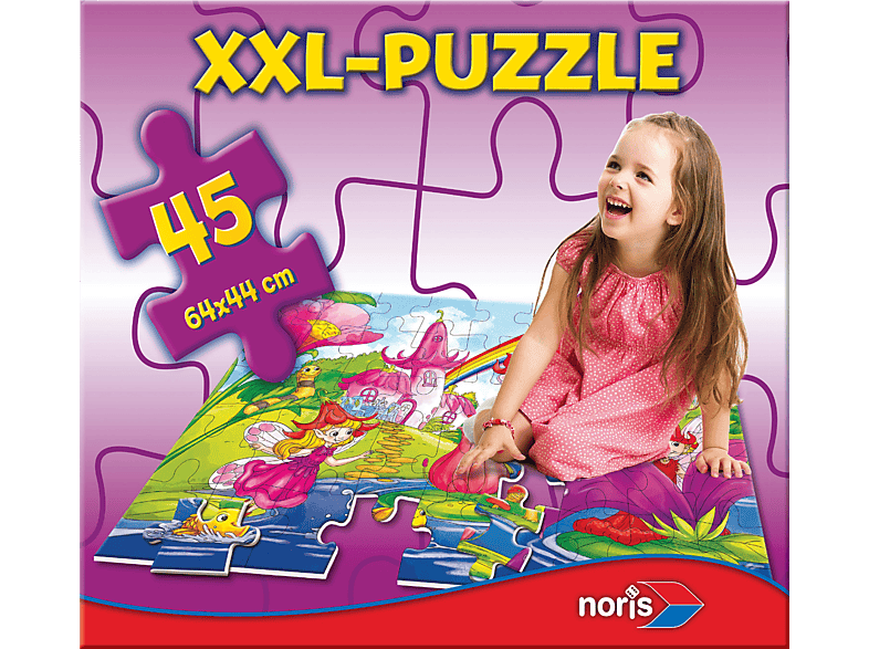 Mehrfarbig Puzzle XXL NORIS Feenland Puzzle
