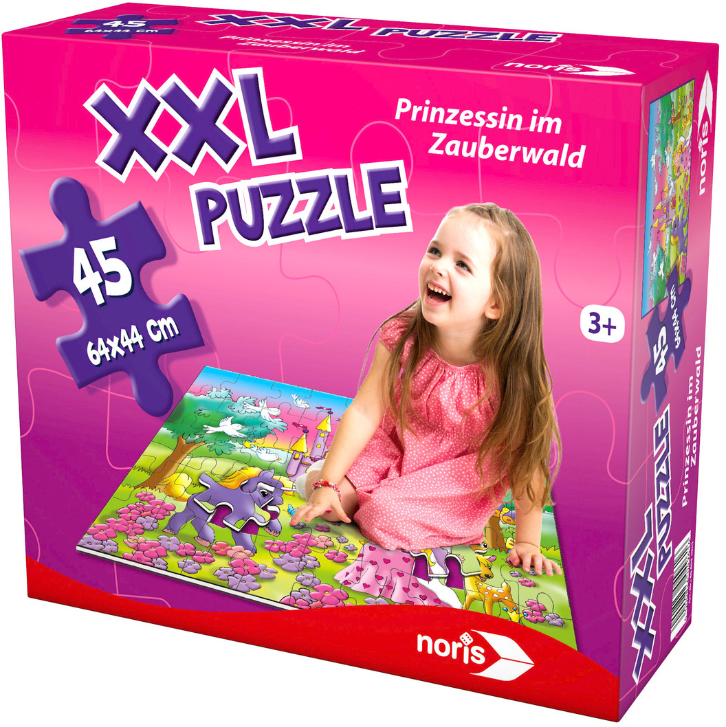 NORIS XXL Puzzle Prinzessin im Zauberwald Puzzle