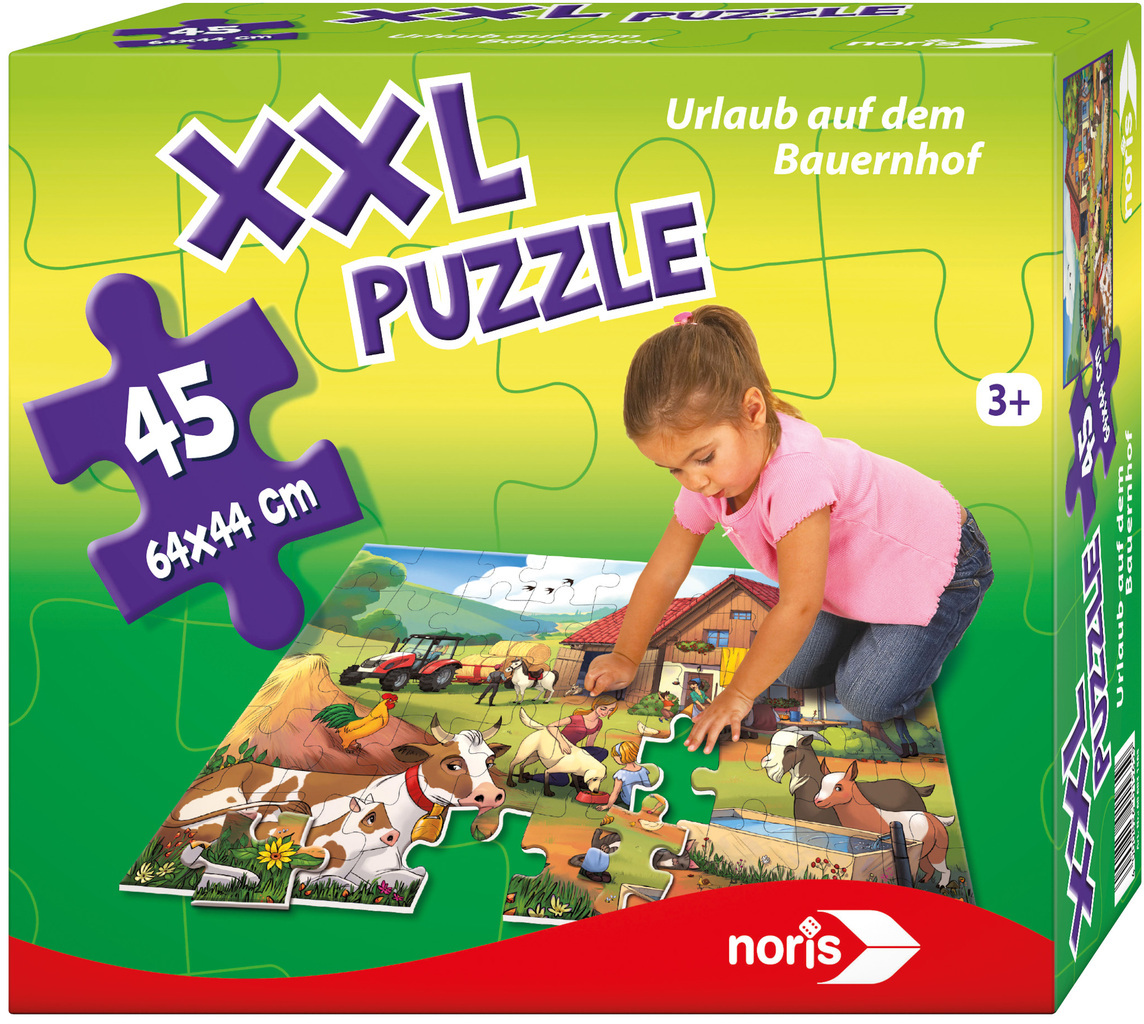NORIS XXL Puzzle Urlaub auf dem Bauernhof Puzzle