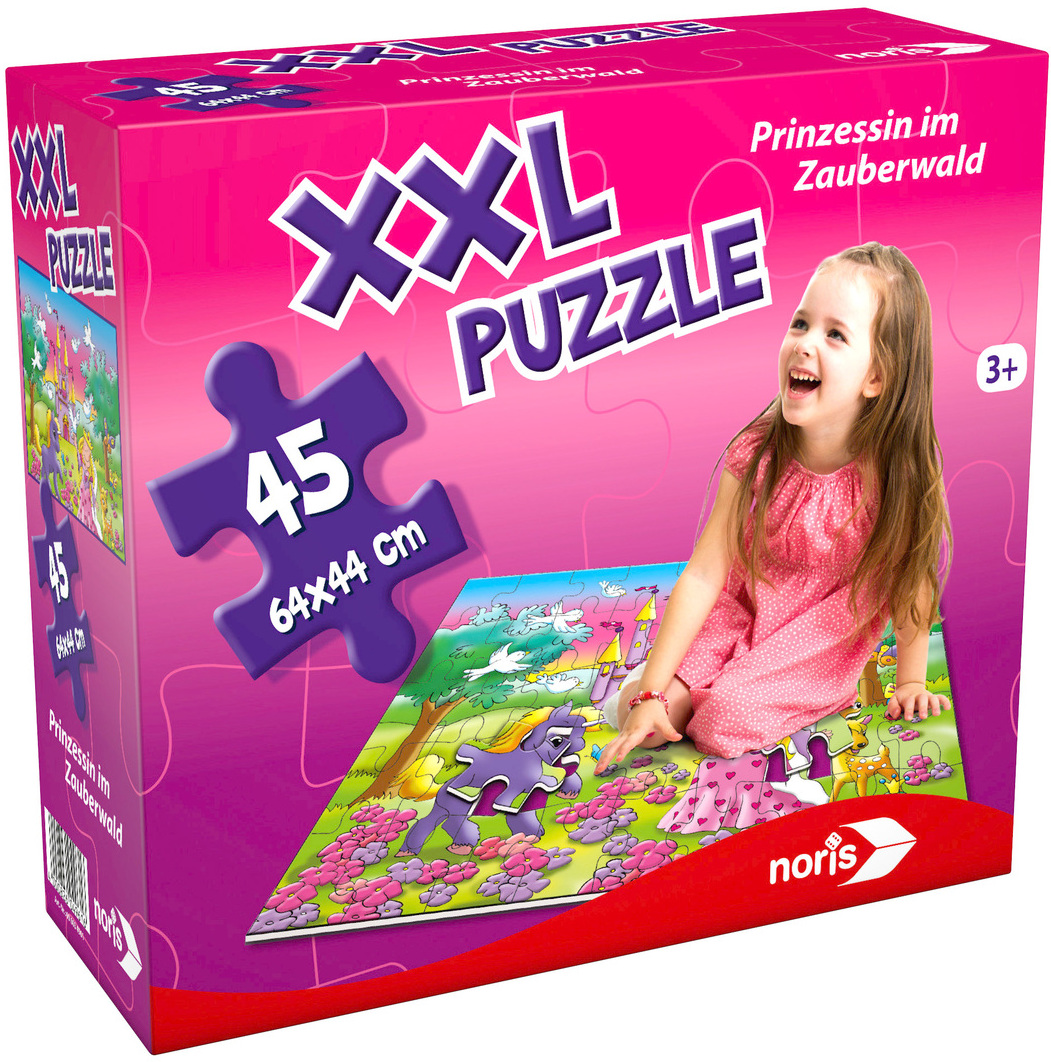 NORIS XXL Puzzle Prinzessin im Zauberwald Puzzle