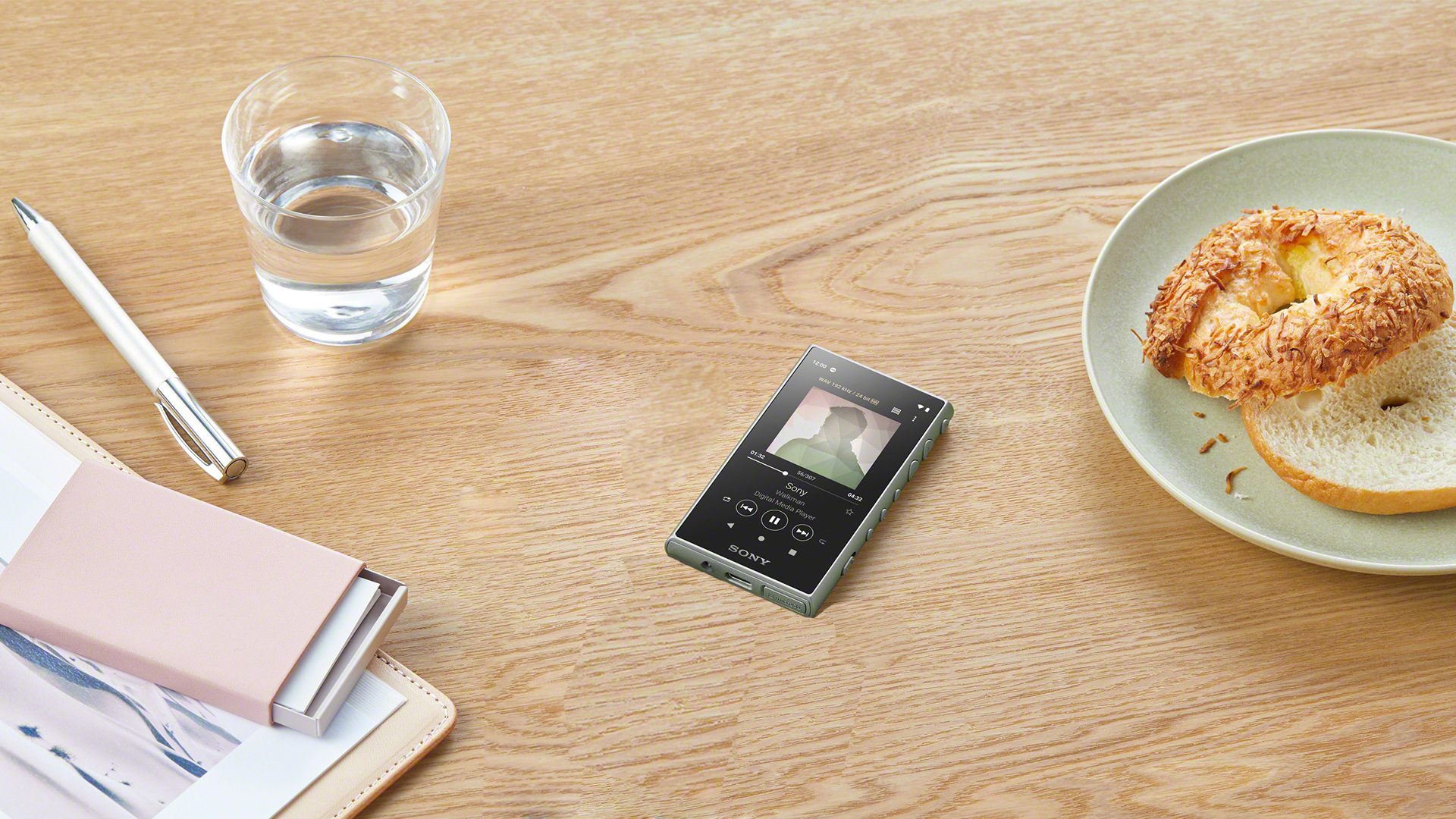 SONY Walkman NW-A105 Android Mp3-Player Grün 16 GB, 9.0