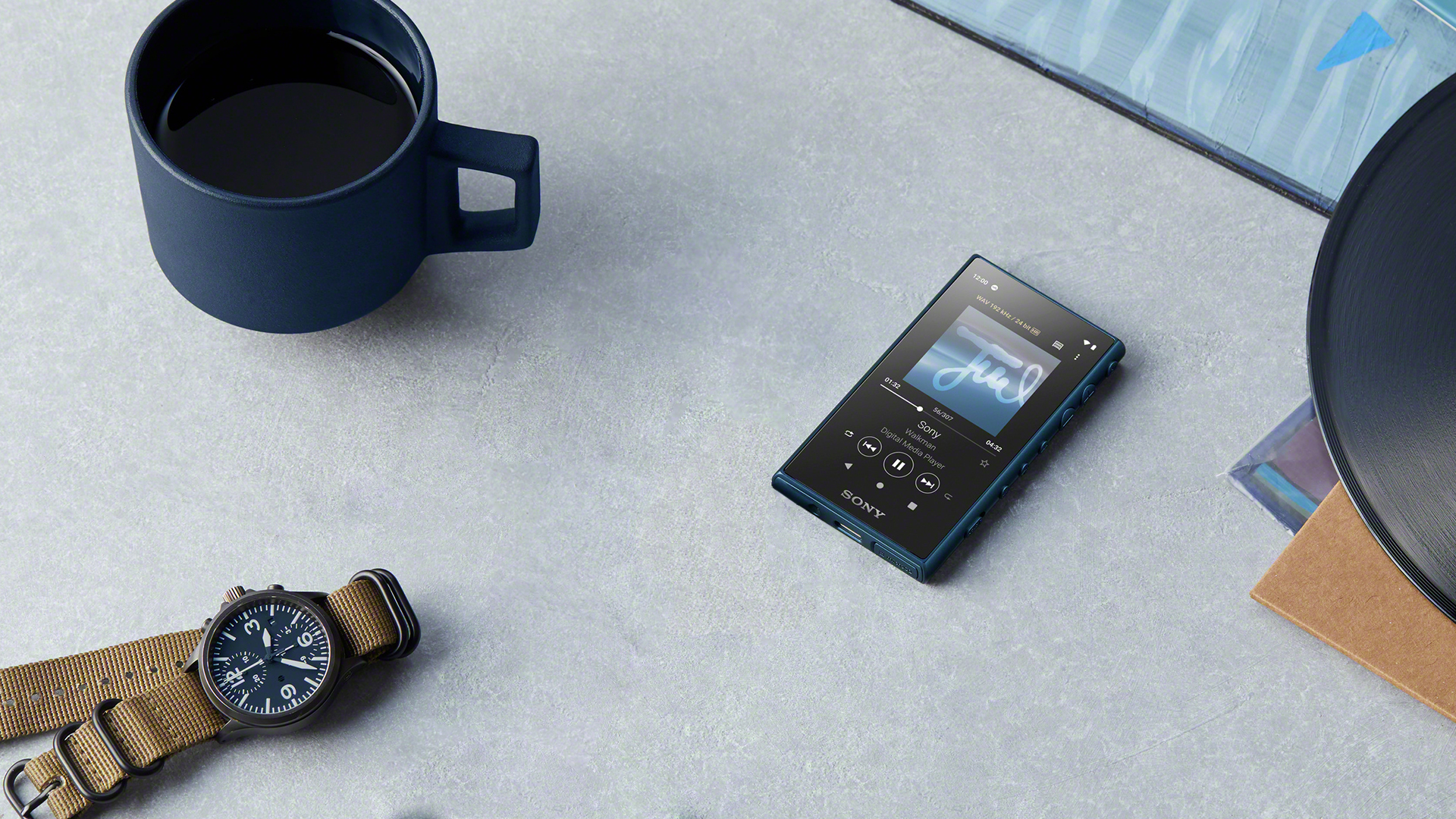 Mp3-Player Blau Android Walkman 16 9.0 GB, SONY NW-A105