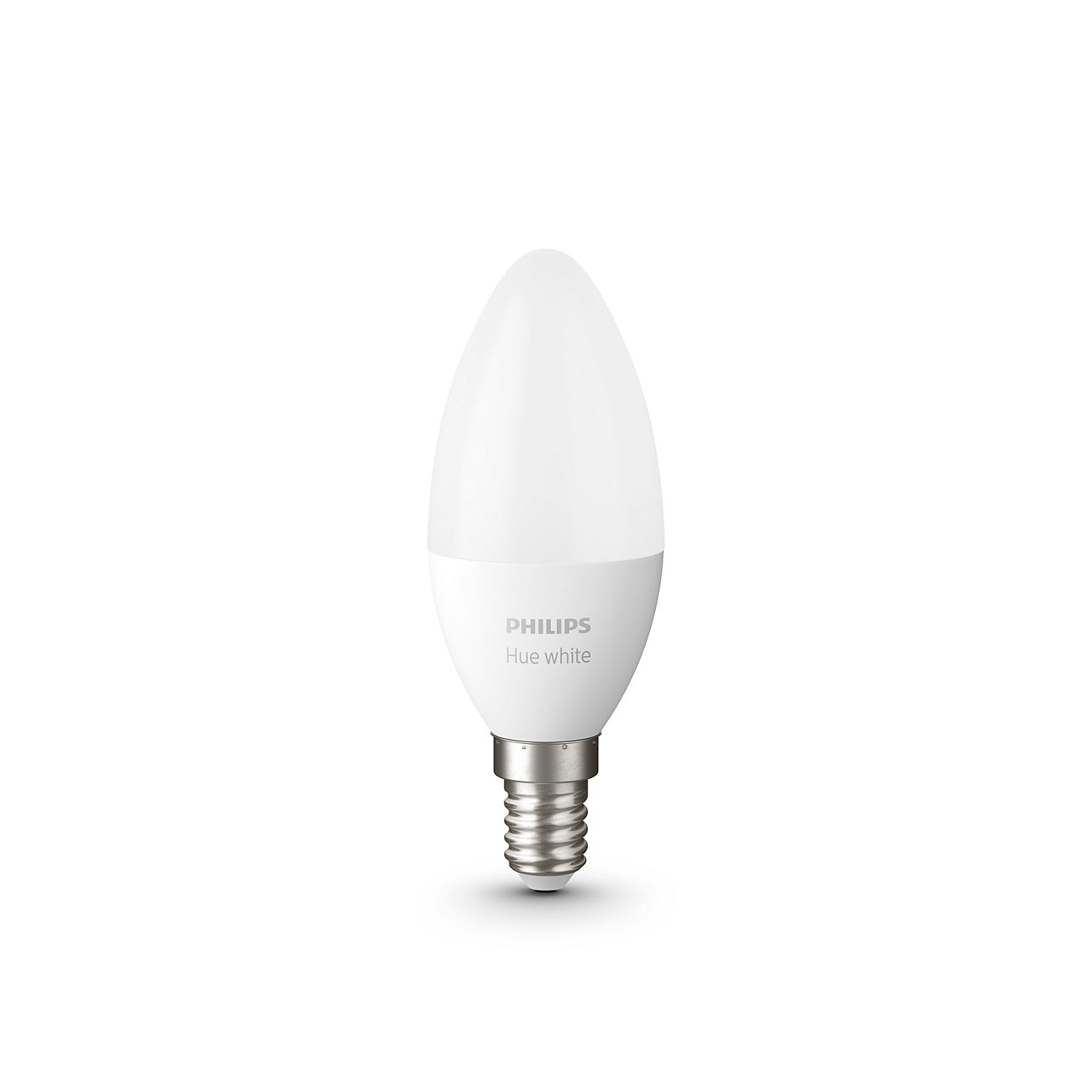 Pack 2 bombillas Bluetooth - Philips Hue vela LED E14, Luz blanca cálida, Domótica