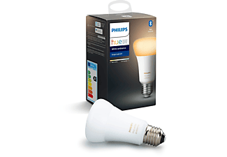 Bombilla Bluetooth - Philips Hue LED E27, Luz blanca cálida a fría, Domótica