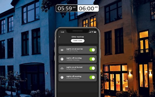 Kit 3 bombillas Bluetooth - Philips Hue LED E27, puente y mando, Luz blanca cálida, Domótica