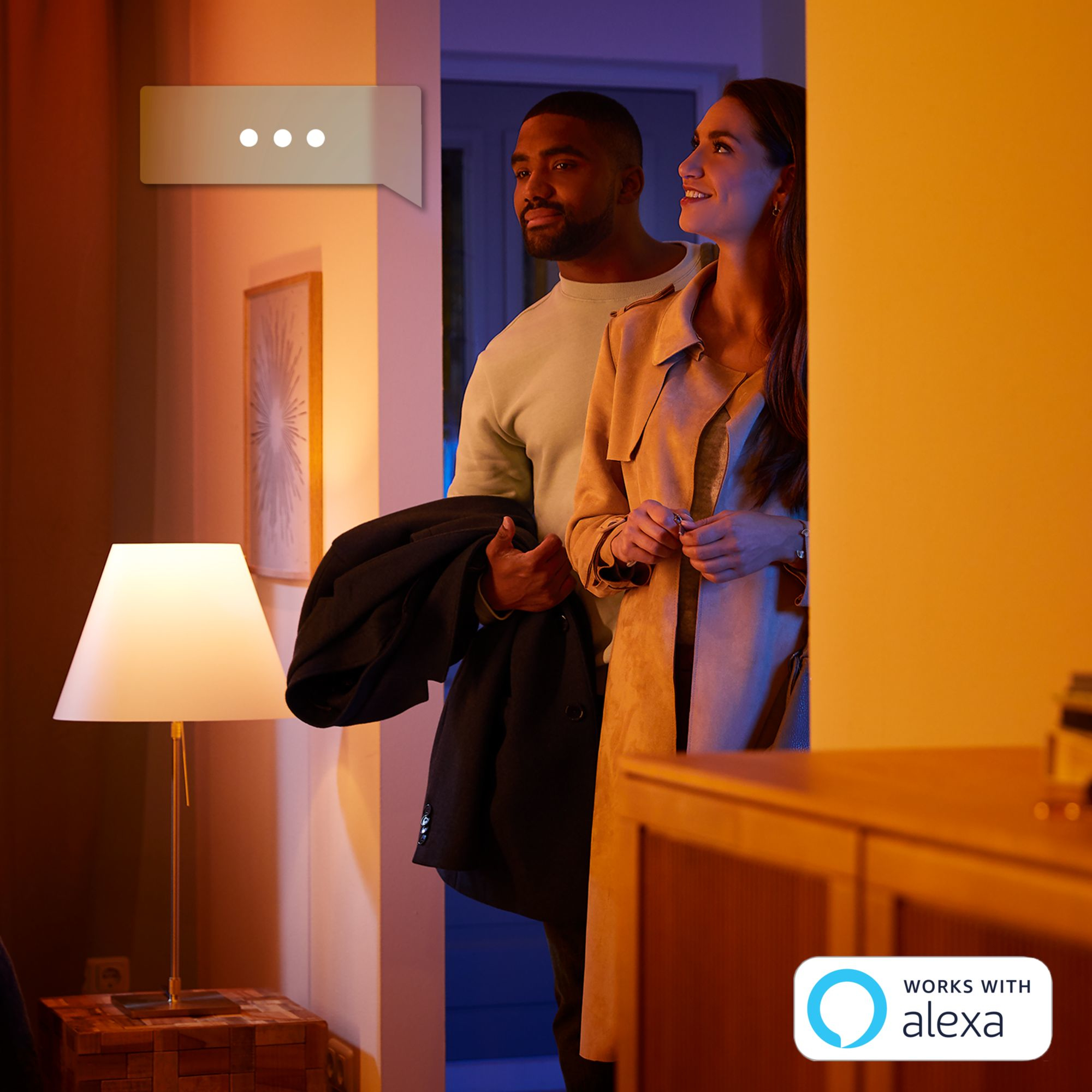 Bombilla Bluetooth - Philips Hue LED GU10, Luz blanca y color, Domótica