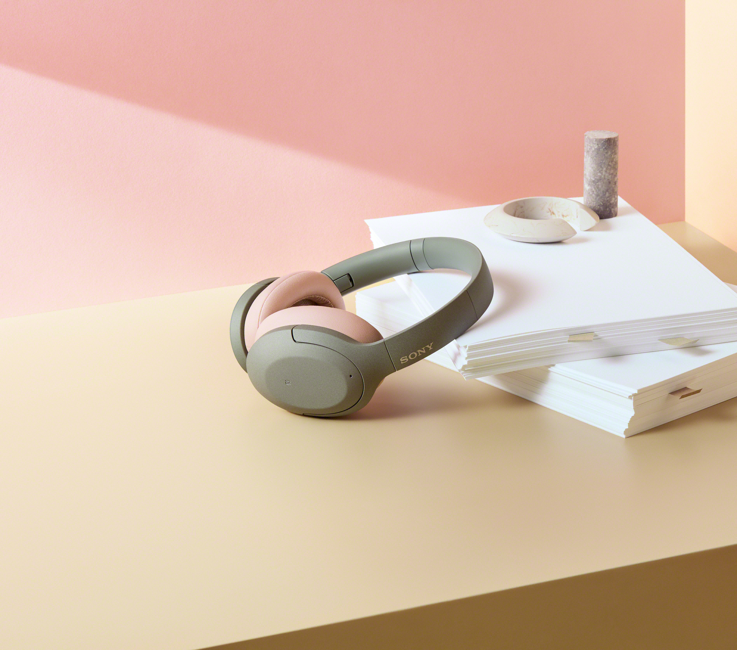 SONY h.ear on 3 WH-H910N, Over-ear Kopfhörer Bluetooth Grün