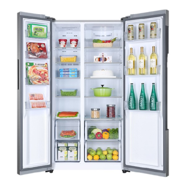 Frigorífico americano - Haier HRF-522DG7, 515l, No Frost, 179cm, Super Refrigeración, Inox