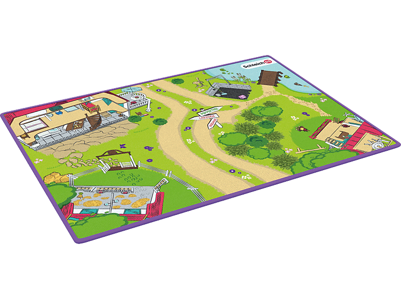 SCHLEICH Horse Club Spielteppich Horse Club Teppich Mehrfarbig