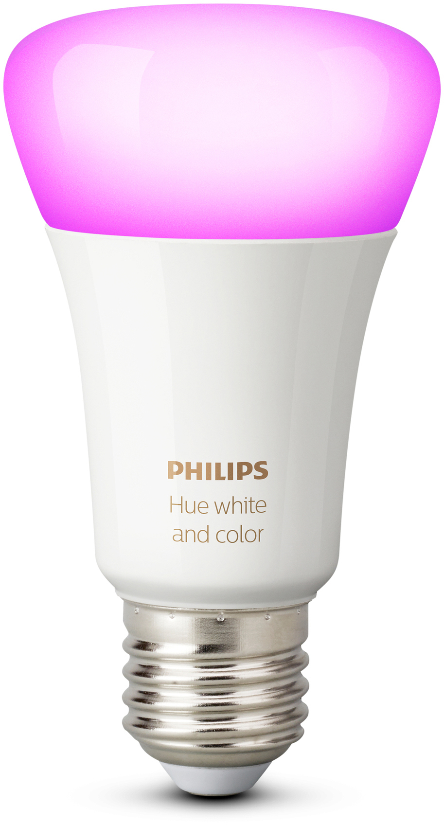PHILIPS Hue White & Col. Amb. E27 Einzelpack Bluetooth LED Lampe Mehrfarbig