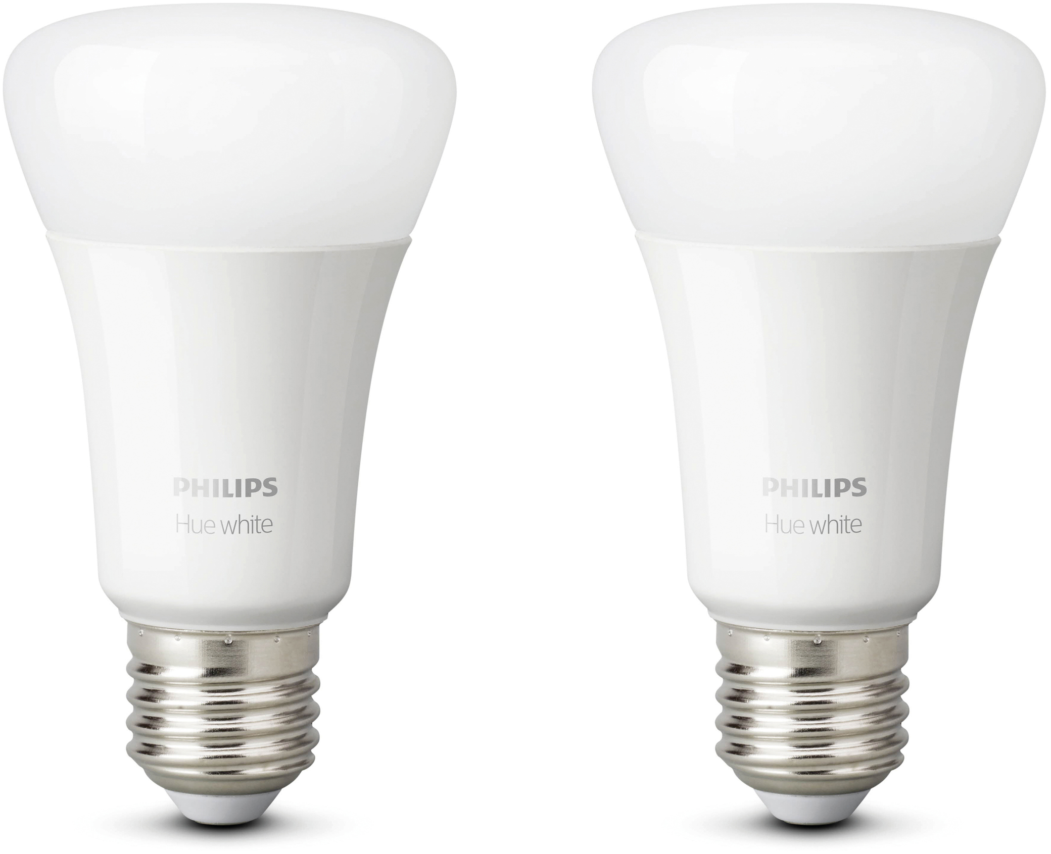 PHILIPS Hue White E27 Doppelpack Bluetooth LED Lampen Warmweiß