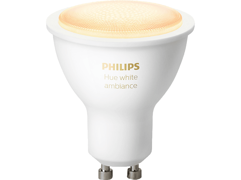 Philips Philips Huewhite Amb Gu10 Bluetooth Led Lampe Weiss Innenbeleuchtung Mediamarkt