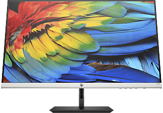 HP 27fh - Monitor, 27 ", Full-HD, 60 Hz, Schwarz/Silber
