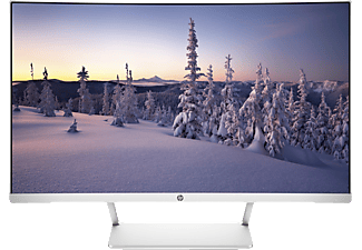 HP 27 Curved - Monitor, 27 ", Full-HD, 60 Hz, Silber/Weiss