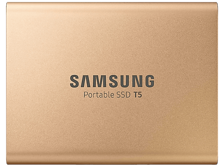 SAMSUNG Externe harde schijf SSD T5 1 TB Gold (MU-PA1T0R/EU)