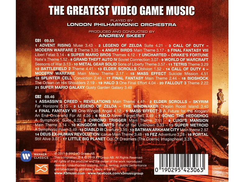Thumbnail - Andrew Skeet, London Philarmonic Orchestra - The Greatest Video Game Music (CD)