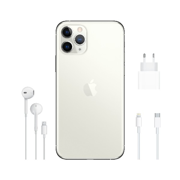 Apple iPhone 11 Pro Max, Plata, 64 GB, 6 GB RAM, 6.5" OLED Super Retina XDR, Chip A13 Bionic, iOS
