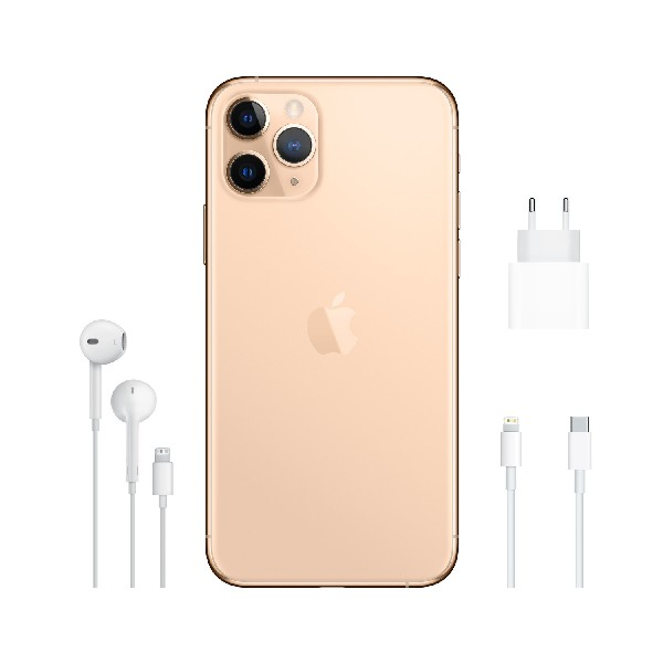 Apple iPhone 11 Pro Max, Oro, 512 GB, 4 GB RAM, 6.5" OLED Super Retina XDR, Chip A13 Bionic, iOS