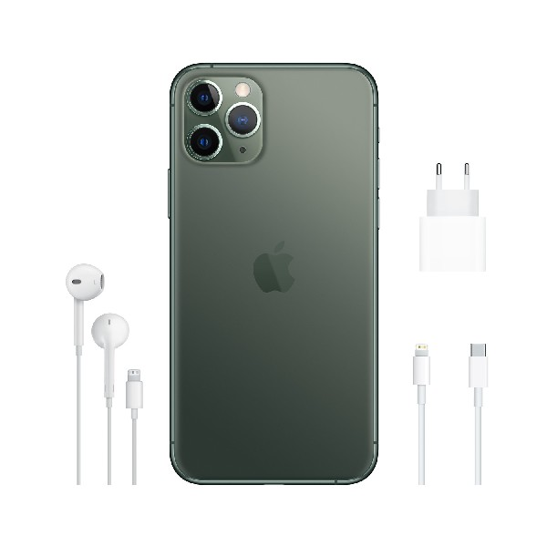 Apple iPhone 11 Pro Max, Verde noche, 512 GB, 6 GB RAM, 6.5" OLED Super Retina XDR, Chip A13 Bionic, iOS
