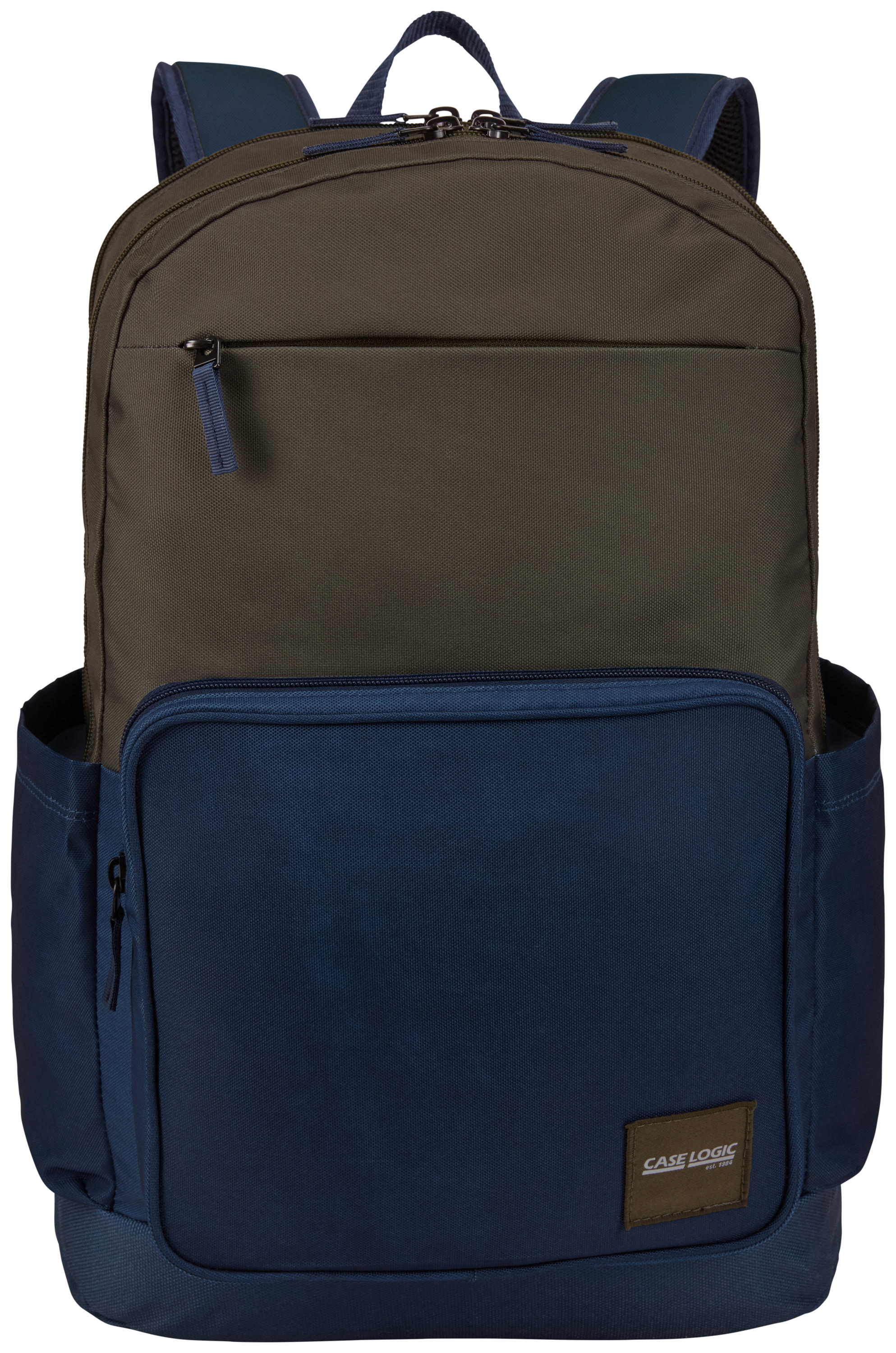 CASELOGIC Query 15.6" Uyumlu Laptop Sırt Çantası Olive/Lacivert