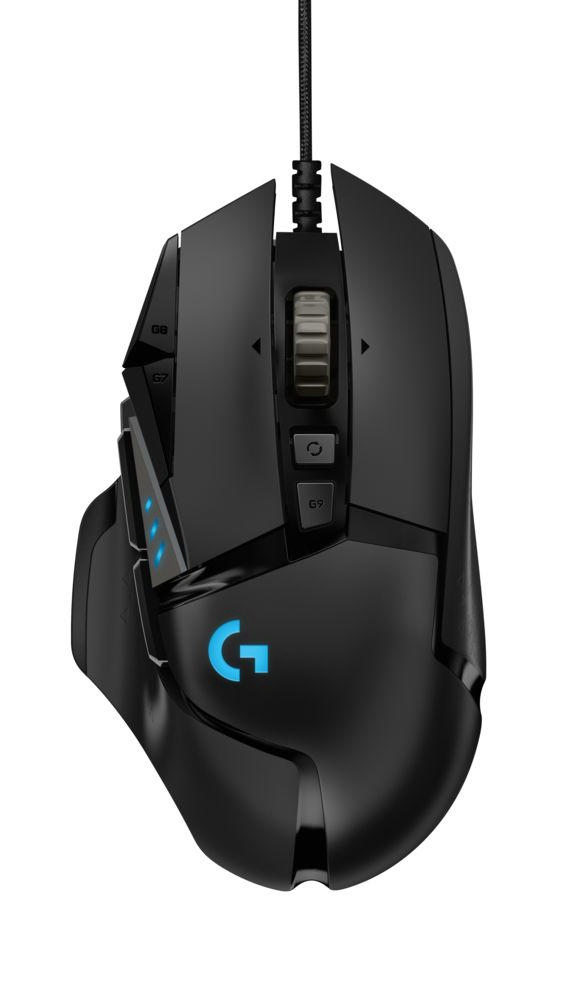 G G502 Hero Lightsync 25600 DPI Yüksek Performanslı Kablolu Oyuncu Mouse - Siyah