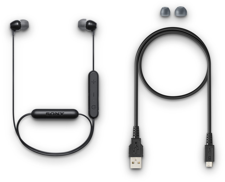 SONY WI-C300, In-ear Kopfhörer Bluetooth Schwarz