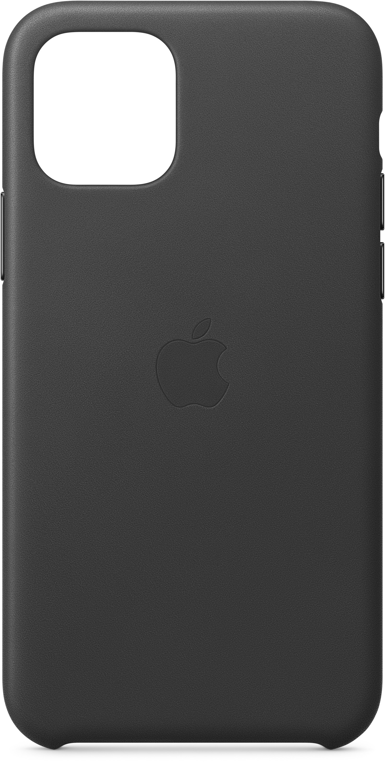 APPLE Leather Case Pure Back, Backcover, Apple, Schwarz Pro, 11 iPhone