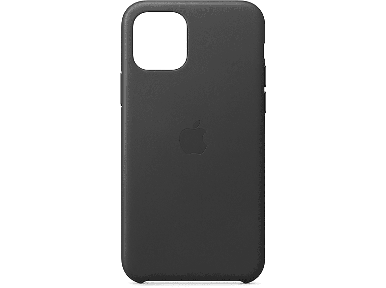 APPLE Leather Case Pure Back, Backcover, Apple, Schwarz Pro, 11 iPhone