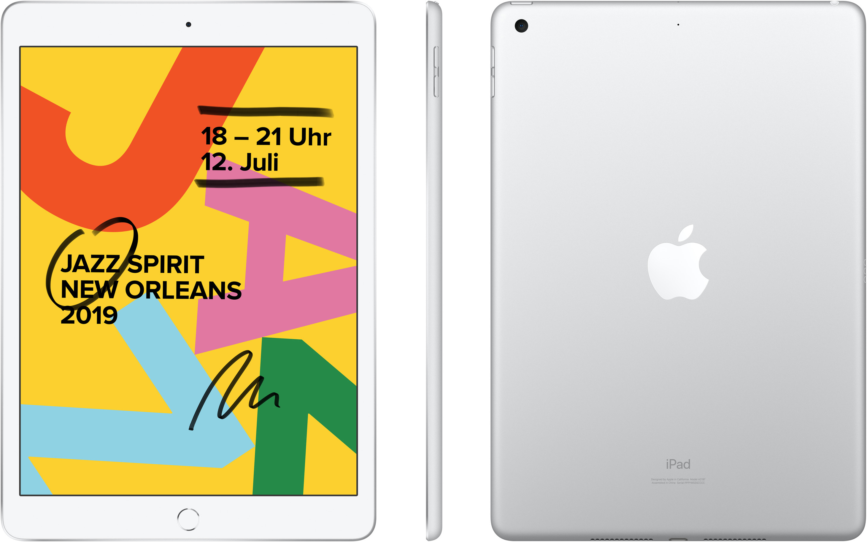 APPLE iPad 10.2" Wi-Fi 128 GB 7th Gen. Silber (MW782FD/A)