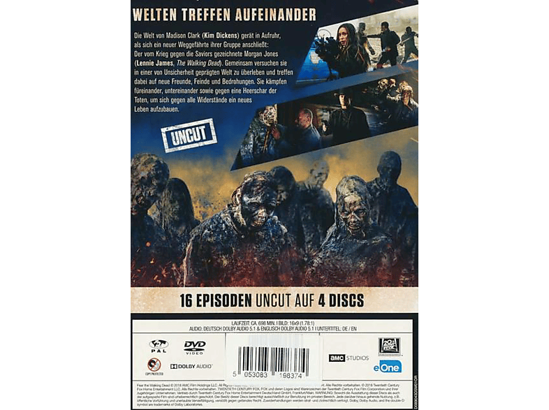 Thumbnail - Fear The Walking Dead-Staffel 4 DVD