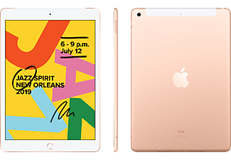 APPLE iPad (2019) Wi-Fi + Cellular - Tablet (10.2 ", 32 GB, Gold)