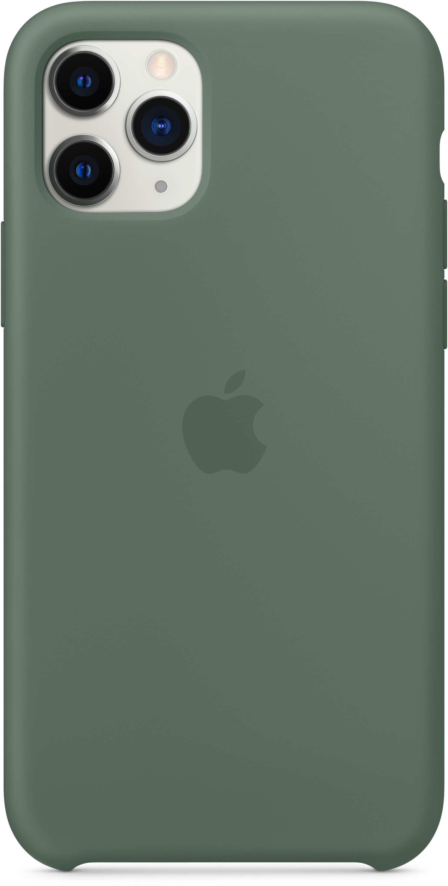 APPLE Silicone Case, Backcover, Apple, iPhone 11 Pro, Piniengrün