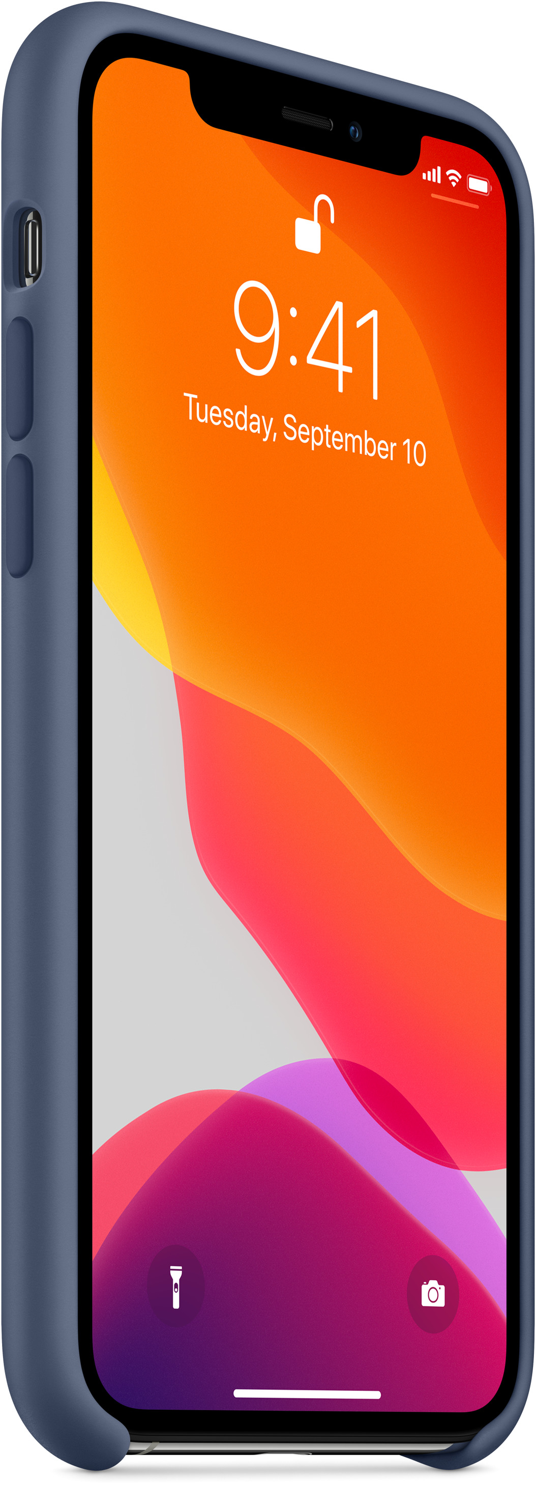APPLE Silicone Case, Backcover, Apple, iPhone 11 Pro, Alaska Blau