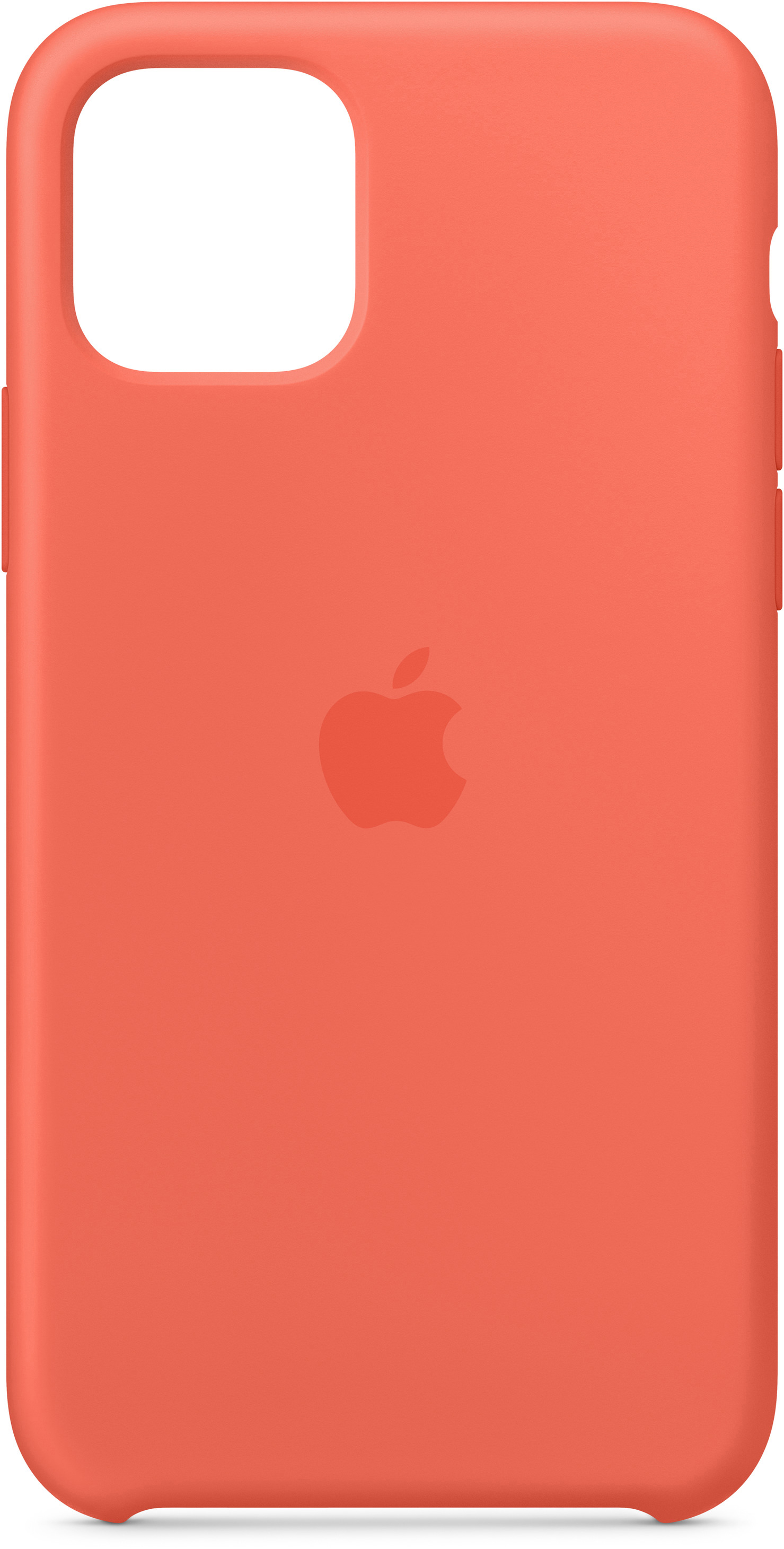 APPLE Silikon Case in Clementine (Orange) für iPhone 11 Pro (MWYQ2ZM/A), für Apple iPhone 11 Pro, Orange